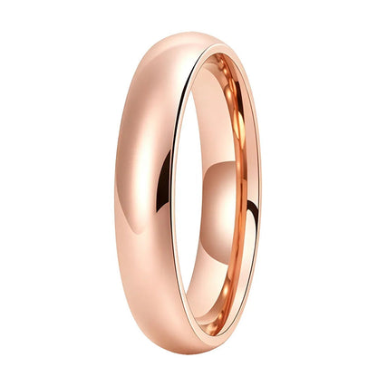 Anillo de Carburo de Tungsteno Oro Rosa
