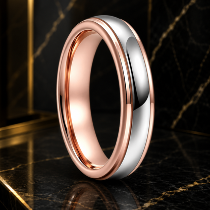 Anillo de Tungsteno Bicolor