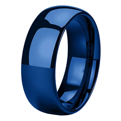 Anillo de Tungsteno para Boda Azul Brillante ’El Infinito - Anillos