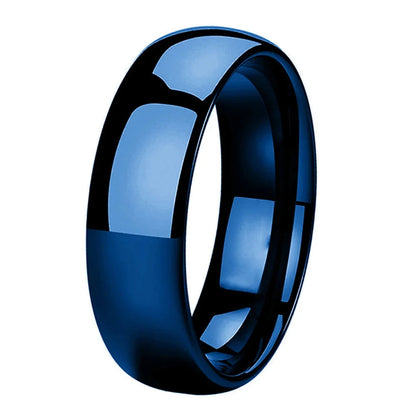 Anillo de Tungsteno para Boda Azul Brillante ’El Infinito - Anillos