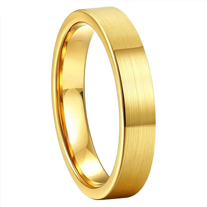 Anillo de Tungsteno para Boda Delgado 4mm ’El Encanto’ - Anillos
