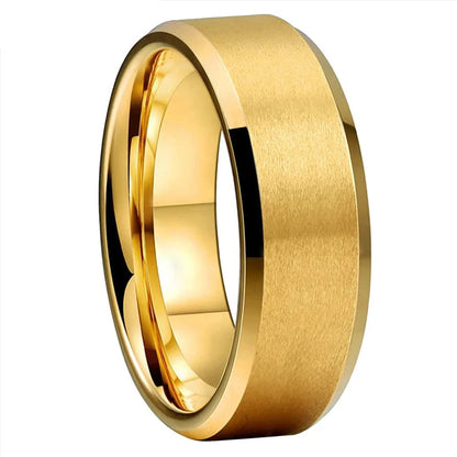 Anillo de Tungsteno para Compromiso Acabado Mate ’El Voto’ - Anillos
